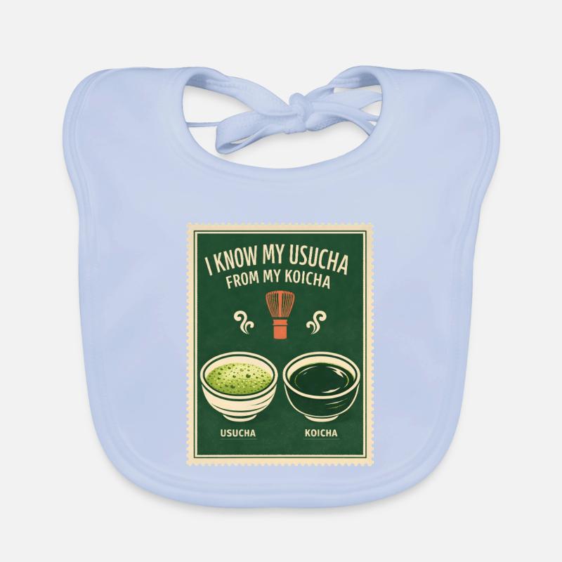 Usucha oder Koicha | Matcha Wissen Baby Bio-Lätzchen
