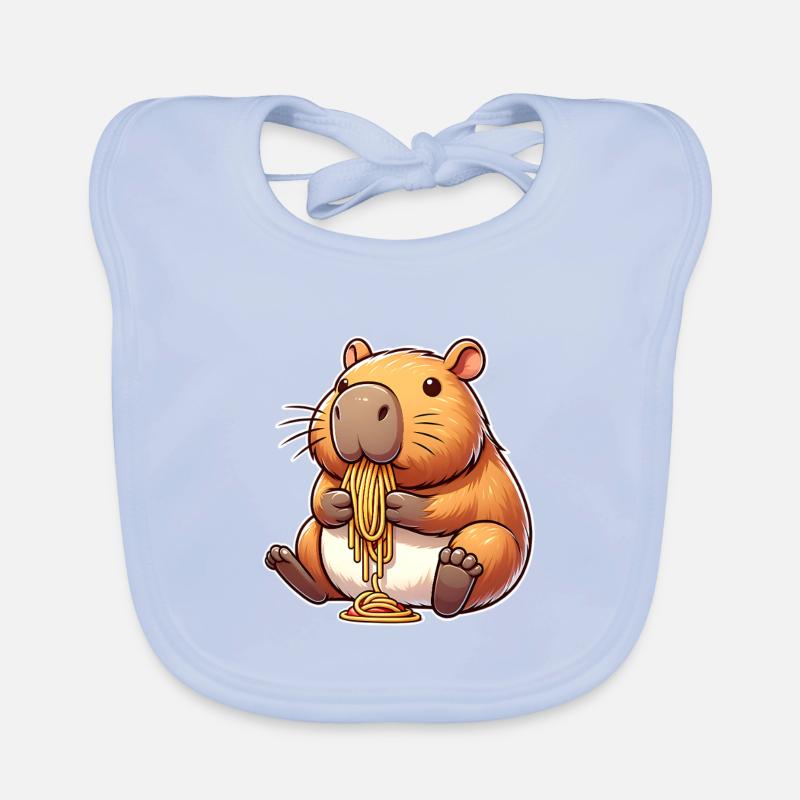 Capybara Pasta Baby Bio-Lätzchen