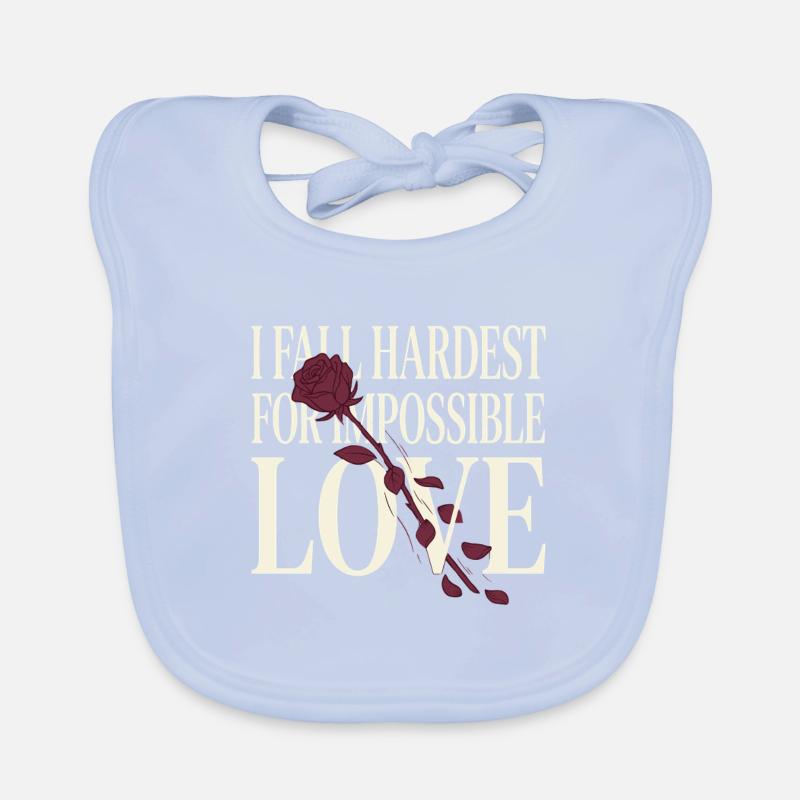 Vampiric Romantic Romance Goth Dark Organic Baby Bibs