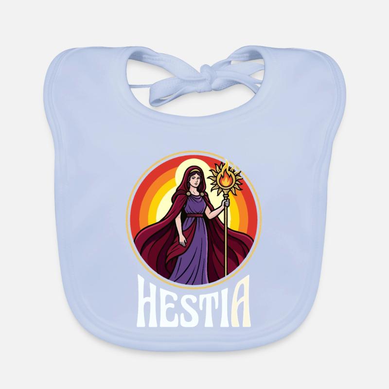 Déesse du Cercle de Feu Hestia Bavoir bio Bébé
