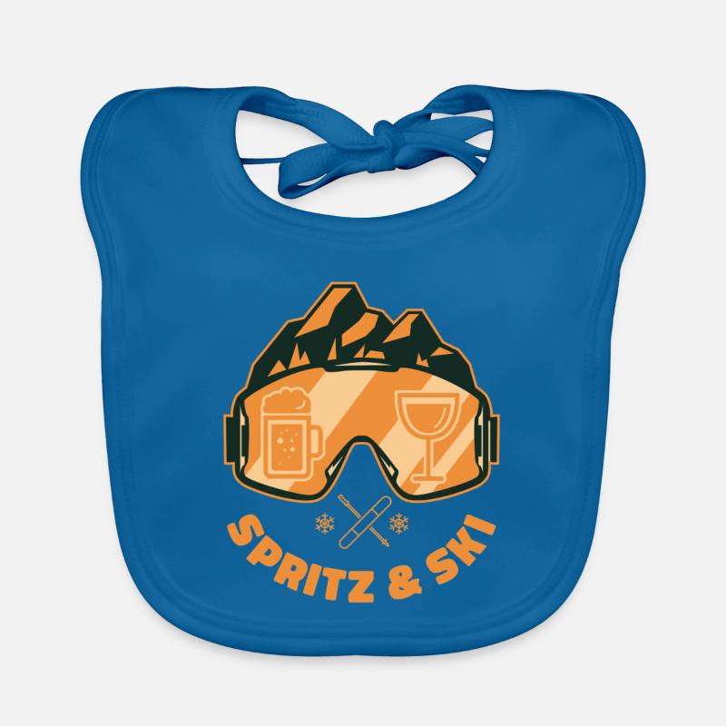 Spritz & Ski – Après‑Ski Winter Spritz Baby Bio-Lätzchen