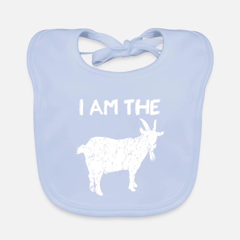Ich bin die GOAT-Silhouette Baby Bio-Lätzchen