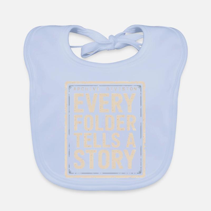 Every Folder Tells A Story Organic Baby Bibs