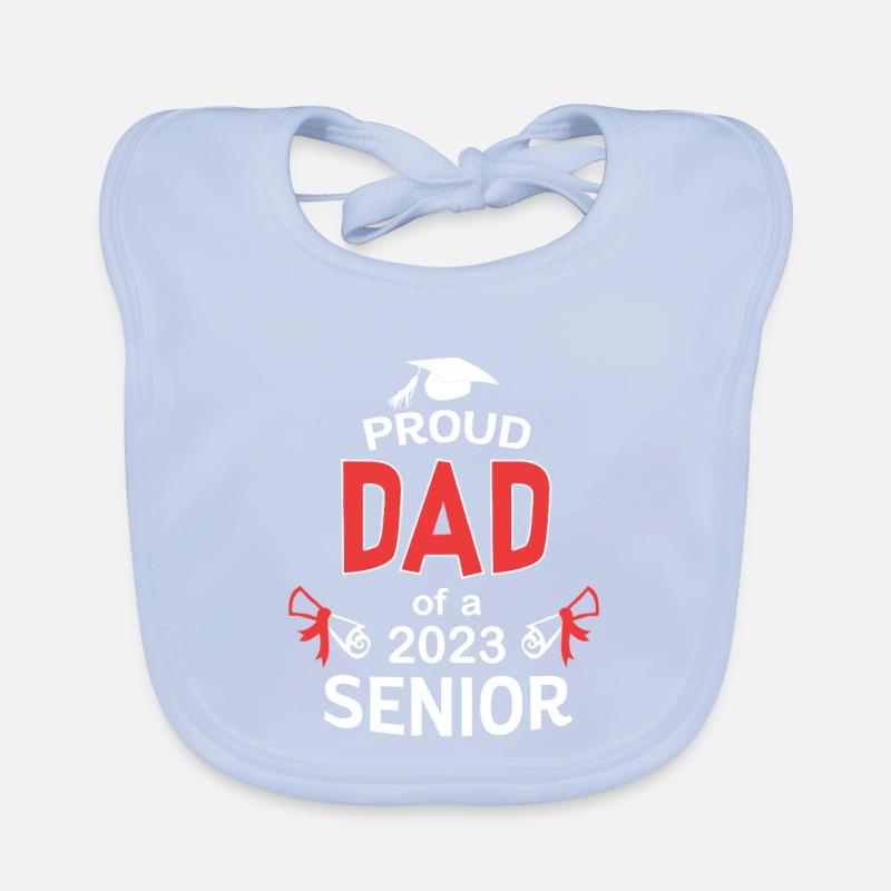 Stolzer Vater 2023 Senior Baby Bio-Lätzchen