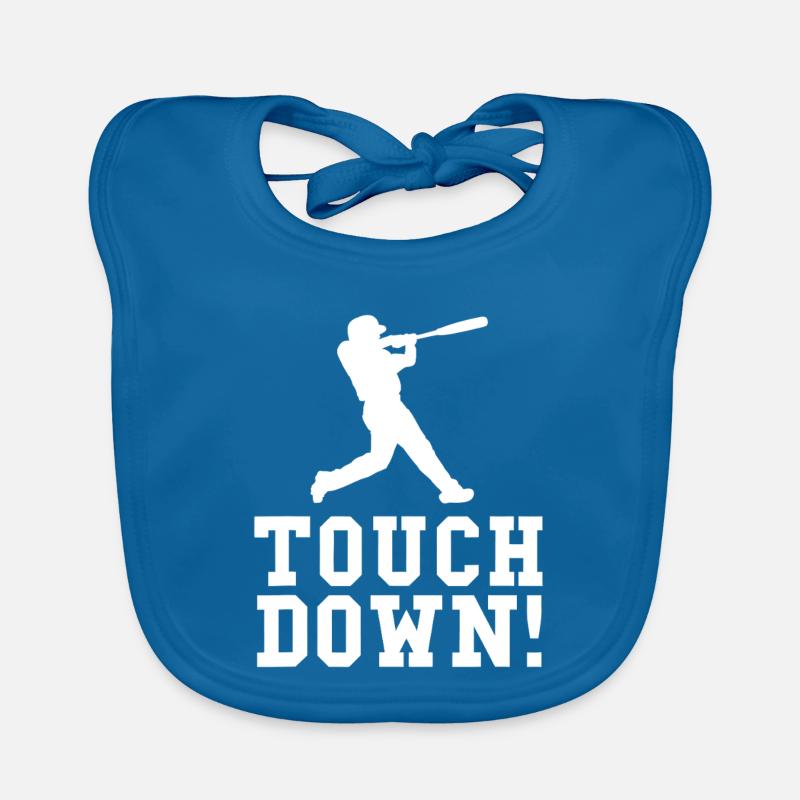 Touchdown Silhouette Tee Baby Bio-Lätzchen