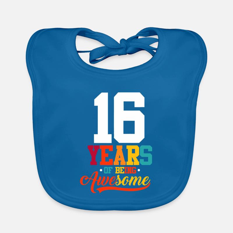 Seize ans à être génial Bavoir bio Bébé