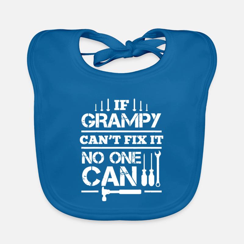 Grampy Can't Fix It Organic Baby Bibs