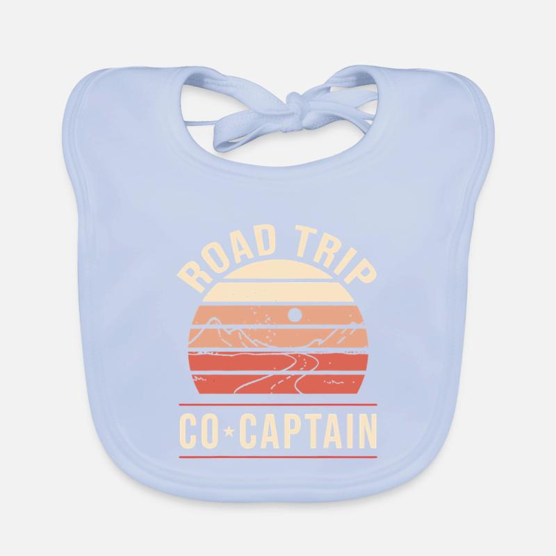 Commandant de voyage sur la route Bavoir bio Bébé