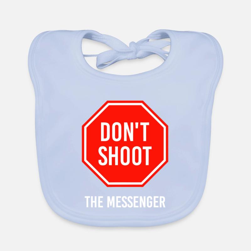 Dont Shoot The Messenger Organic Baby Bibs