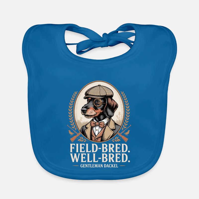 Gentleman Dackel Baby Bio-Lätzchen
