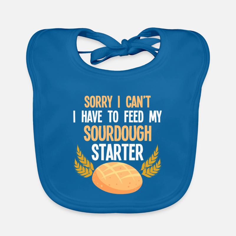 Sauerteig Starter Spruch Baby Bio-Lätzchen