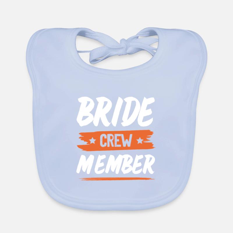 Bride Crew Baby Bio-Lätzchen