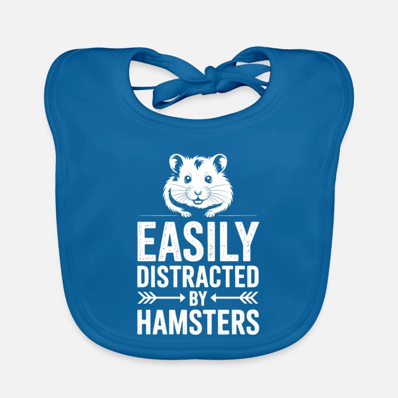 Hamster Sayings Hamster Funny Hamster Gift Organic Baby Bibs