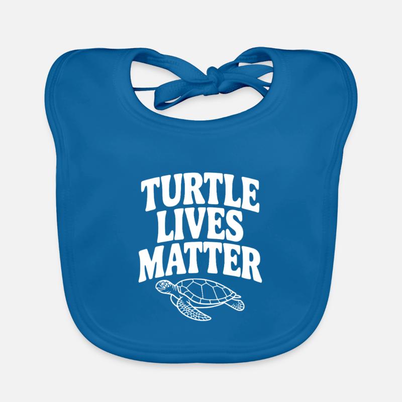 Turtle Lives Matter Baby Bio-Lätzchen