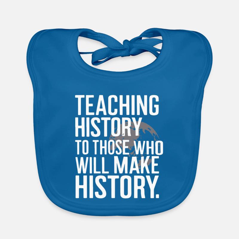 Teaching history, shaping the future Organic Baby Bibs