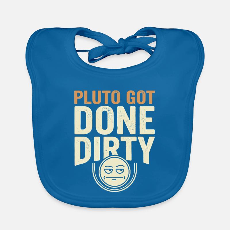 Pluto Justice for Pluto Never forget Pluto Organic Baby Bibs