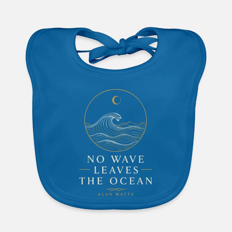 Ocean Wave Unity Organic Baby Bibs