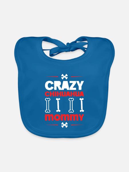 CHIHUAHUA - Baby Bio-Lätzchen - Pfauenblau