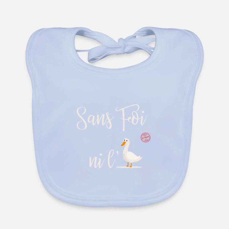 Ohne Glauben oder Gans Baby Bio-Lätzchen