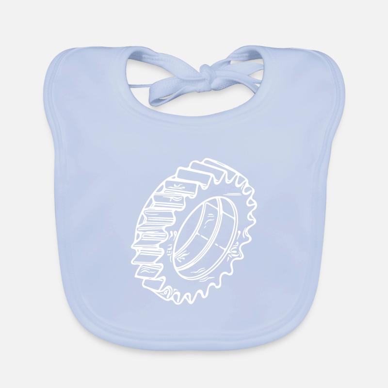 Conception de composants de machines à engrenages Bavoir bio Bébé