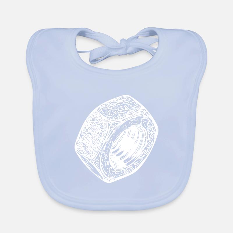 Surface lumineuse de l’écrou à vis Bavoir bio Bébé