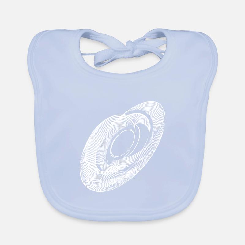 Geometric Circle Ellipses Lines Organic Baby Bibs