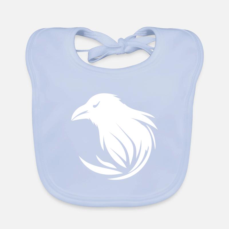 Corbeau intelligent Bavoir bio Bébé