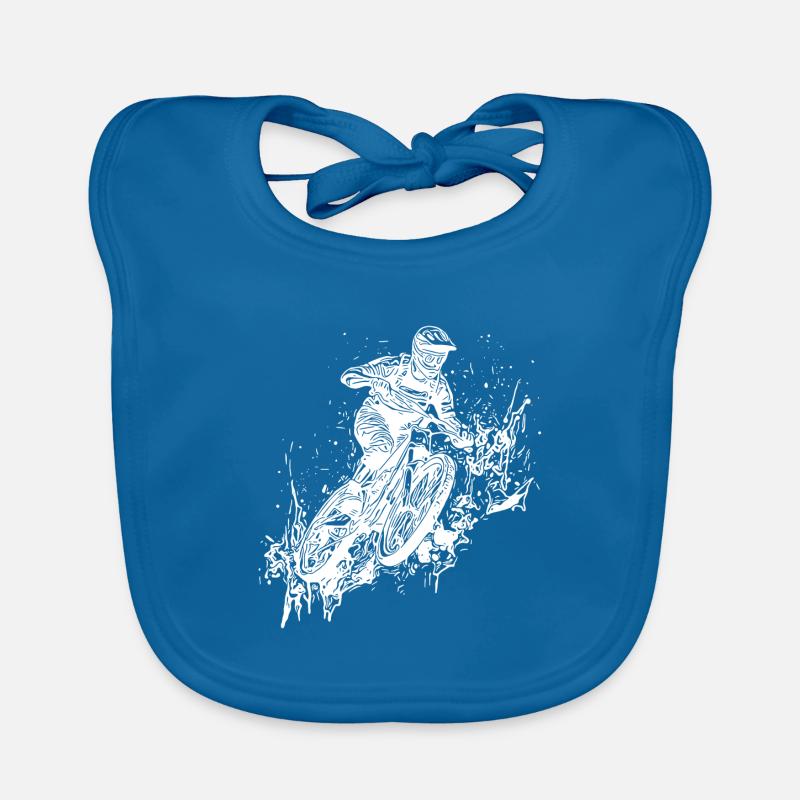 Mud Splash Splash Mountain Biker avec vélo Bavoir bio Bébé