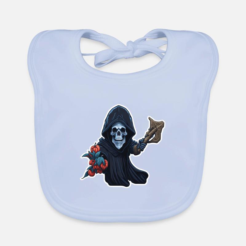 Skeleton Organic Baby Bibs