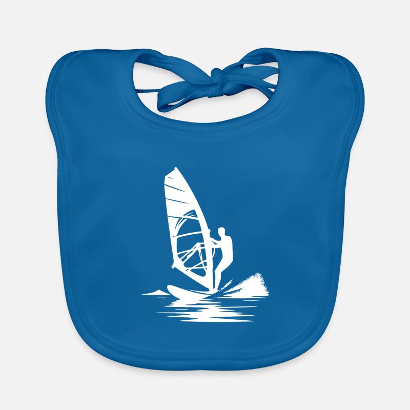 Surftechnik mit Windkraft Wind und Meeresbrise Baby Bio-Lätzchen
