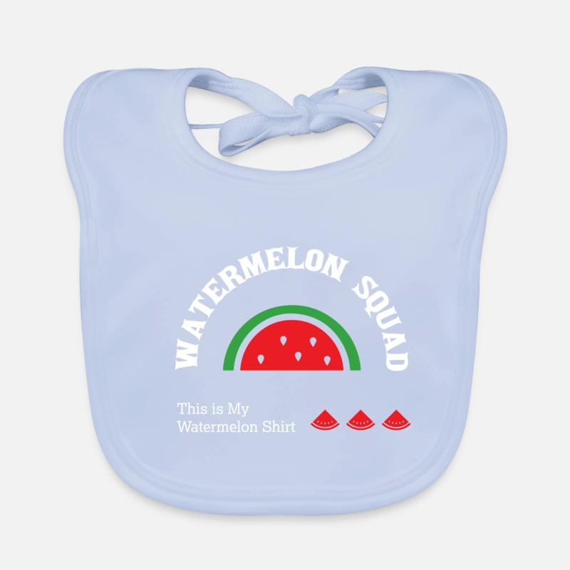 Melon tropical d'été Watermelon Squad Bavoir bio Bébé