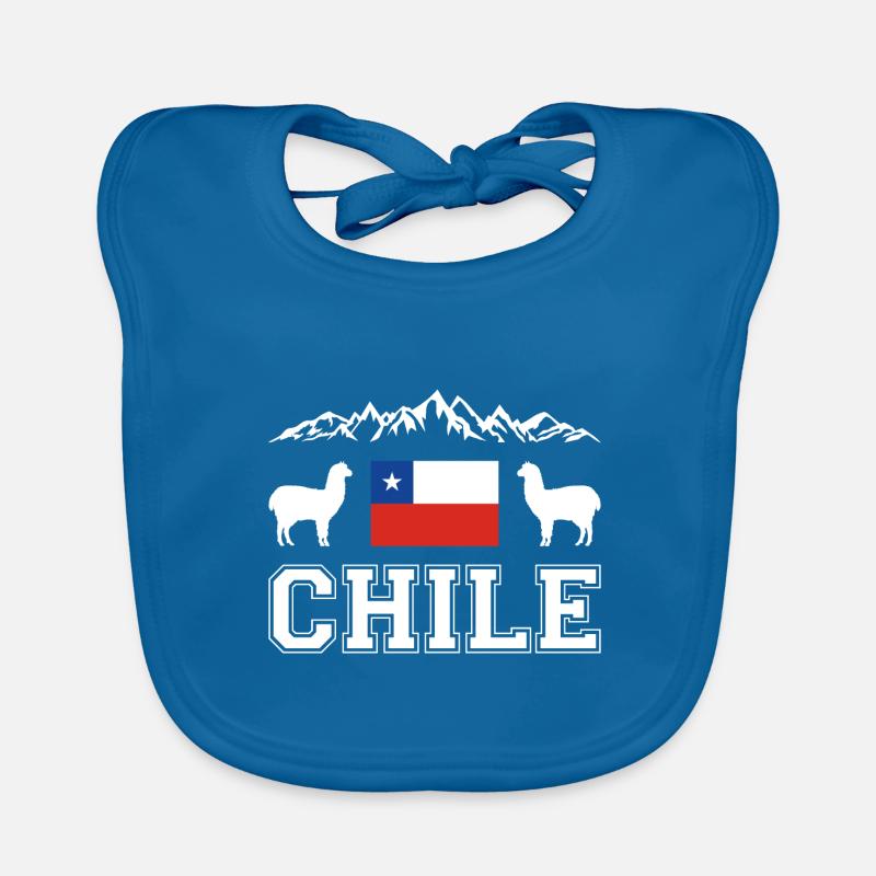 Chili - Bavoir bio Bébé - bleu paon