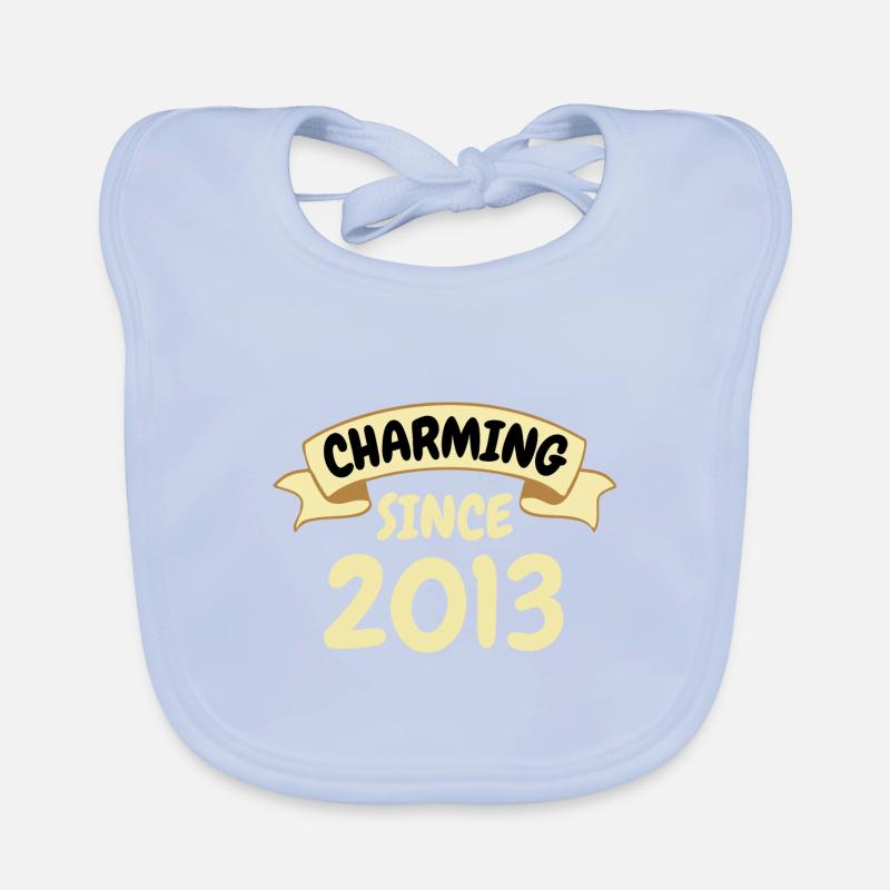 10. Geburtstag Geschenk Charmant seit 2013 Baby Bio-Lätzchen