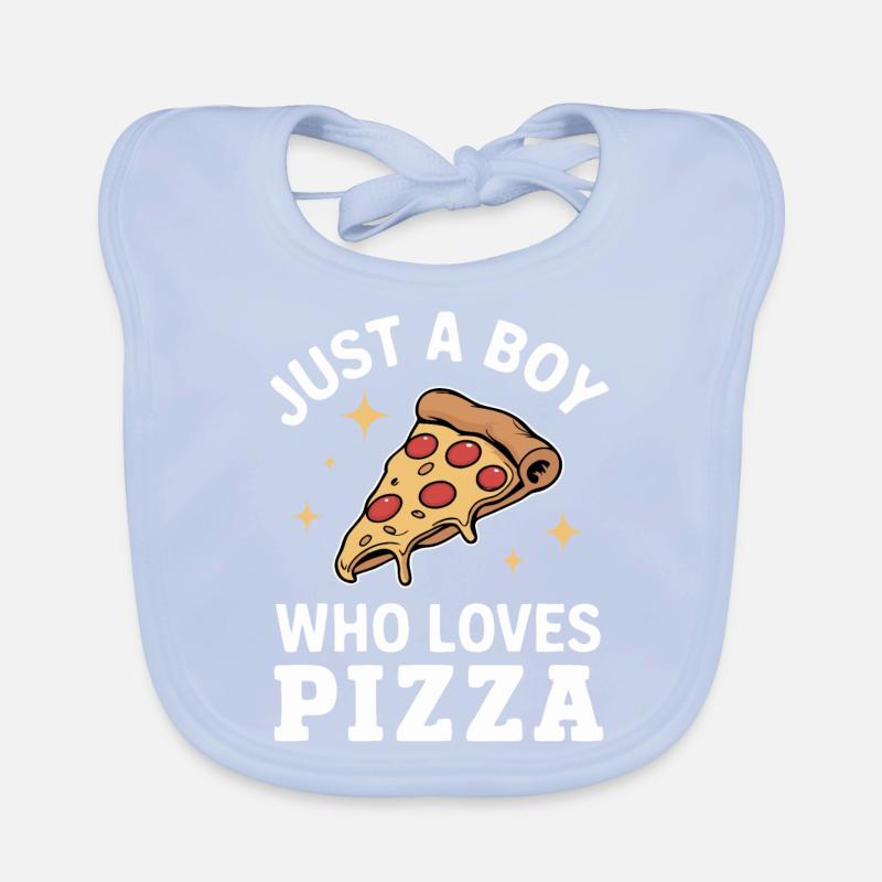 Pizza Italie Restauration rapide Bavoir bio Bébé