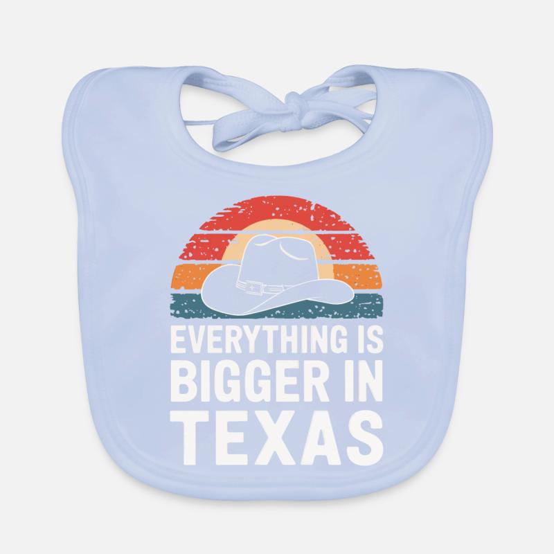 État du Texas Texans Texas Bavoir bio Bébé