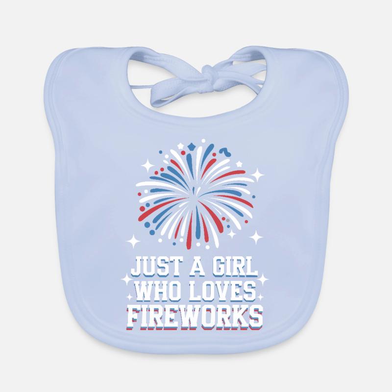 Pyrotechnics Fireworks Pyrotechnics Organic Baby Bibs