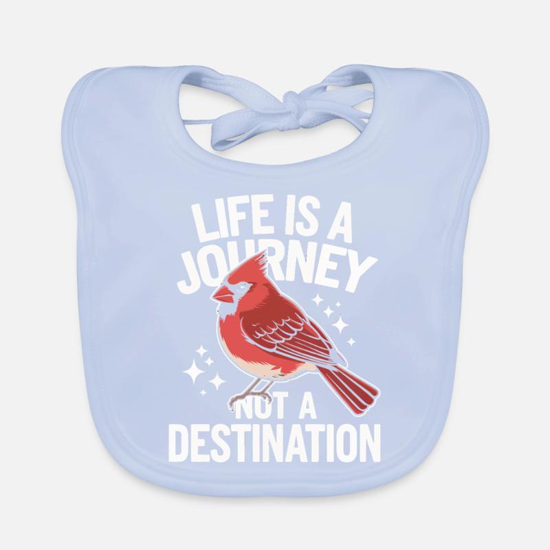 Kardinal Rotkardinal Vogel Roter Kardinal Baby Bio-Lätzchen