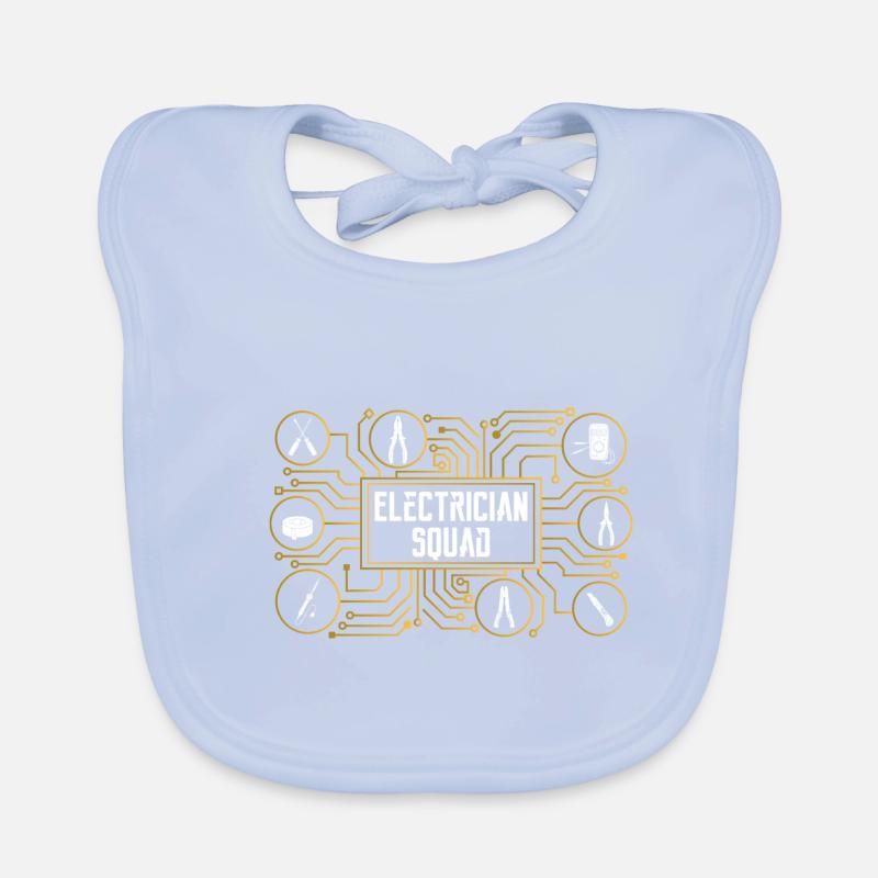 Electrician Craftsman Electronic Voltage Organic Baby Bibs