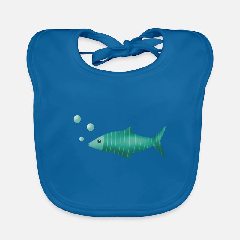 Poisson Fish Bavoir bio Bébé