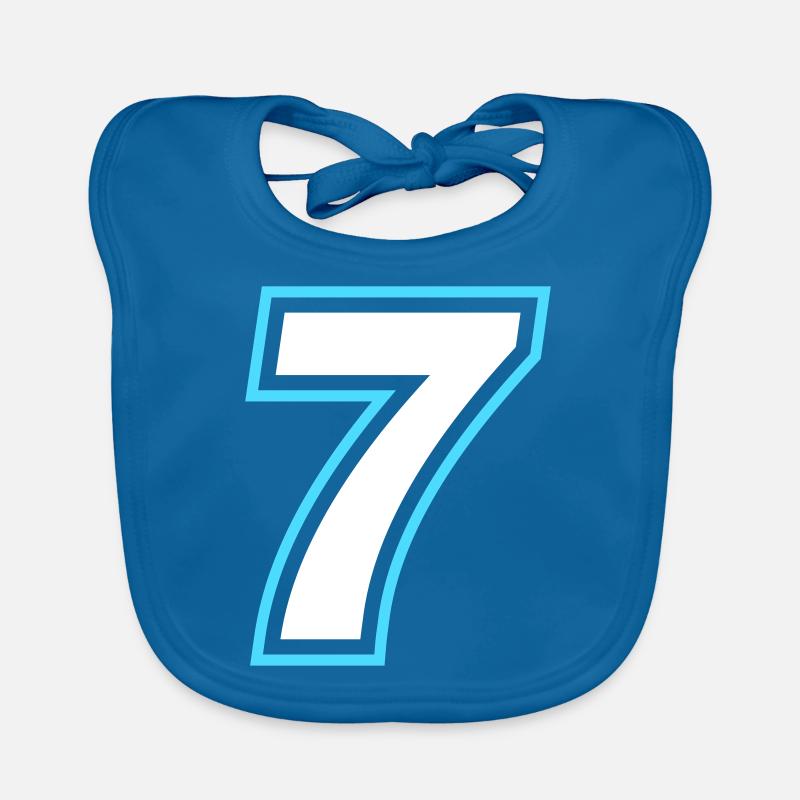 7 nombre symbole Bavoir bio Bébé