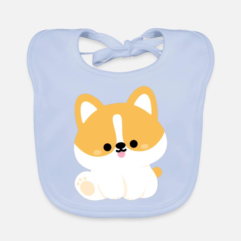 Corgi mignon Bavoir bio Bébé