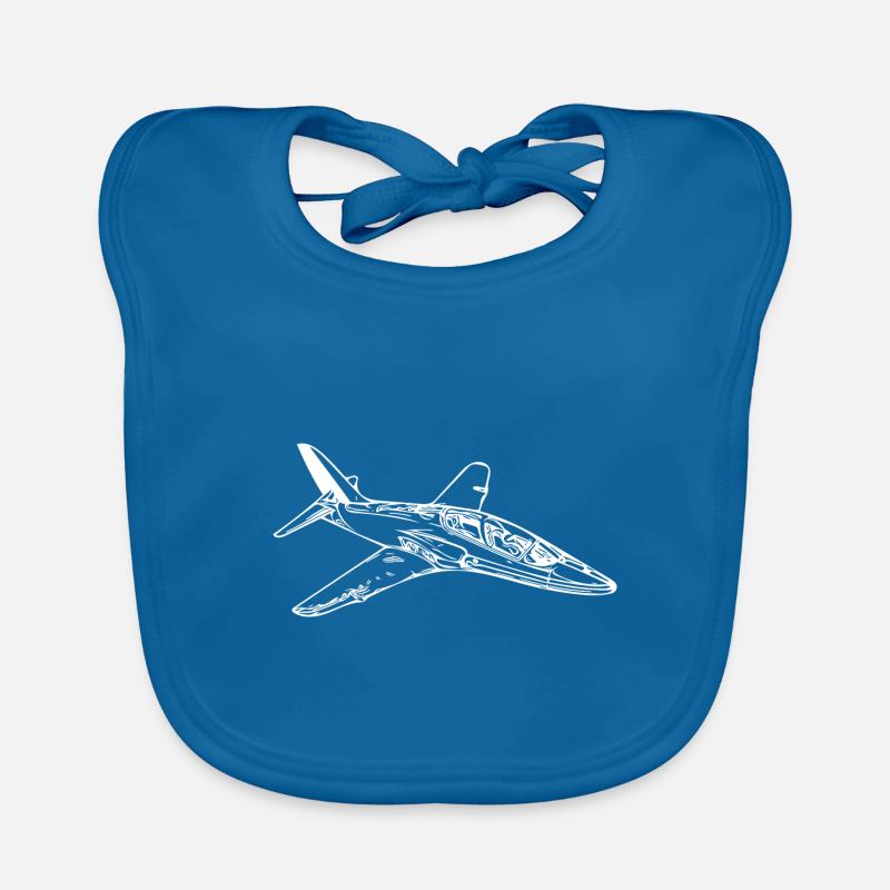 Avion Jet Flyer élégant Bavoir bio Bébé