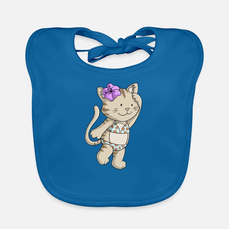 bande dessinée de chat Bikini Bavoir bio Bébé