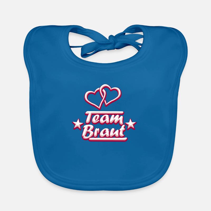 Team bride Organic Baby Bibs