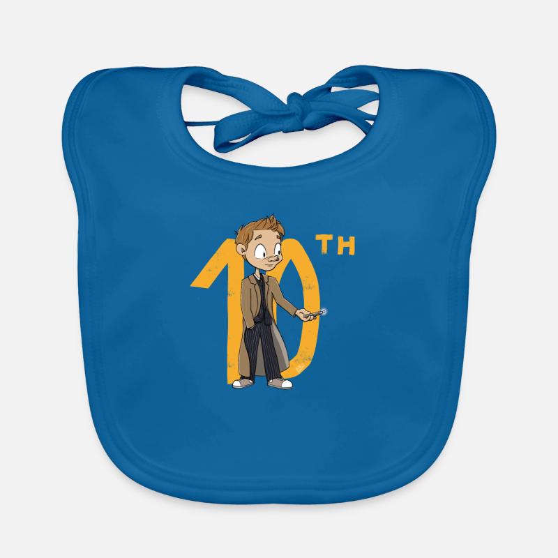 Le 10e Docteur, version chibi Bavoir bio Bébé