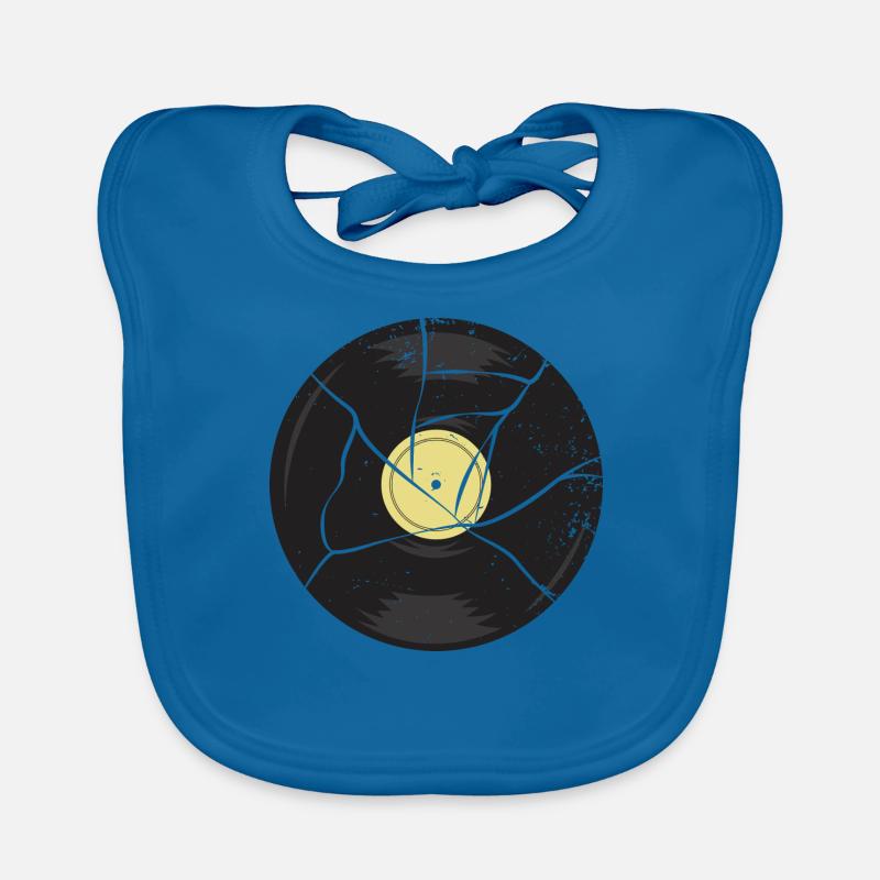 Vinyl record Organic Baby Bibs