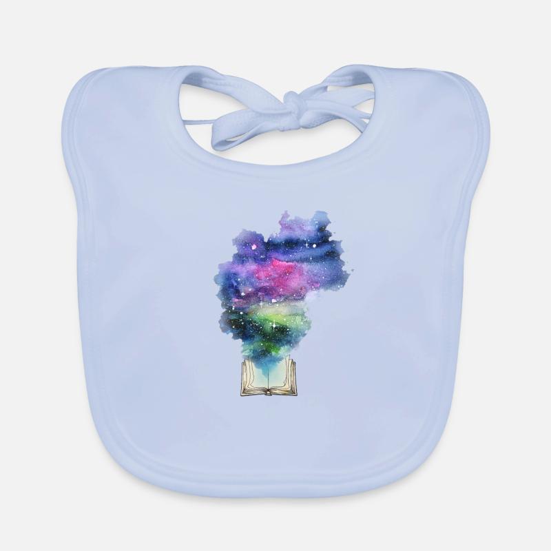 Buch Geschenk für Bücherwürmer oder Philosophen Baby Bio-Lätzchen