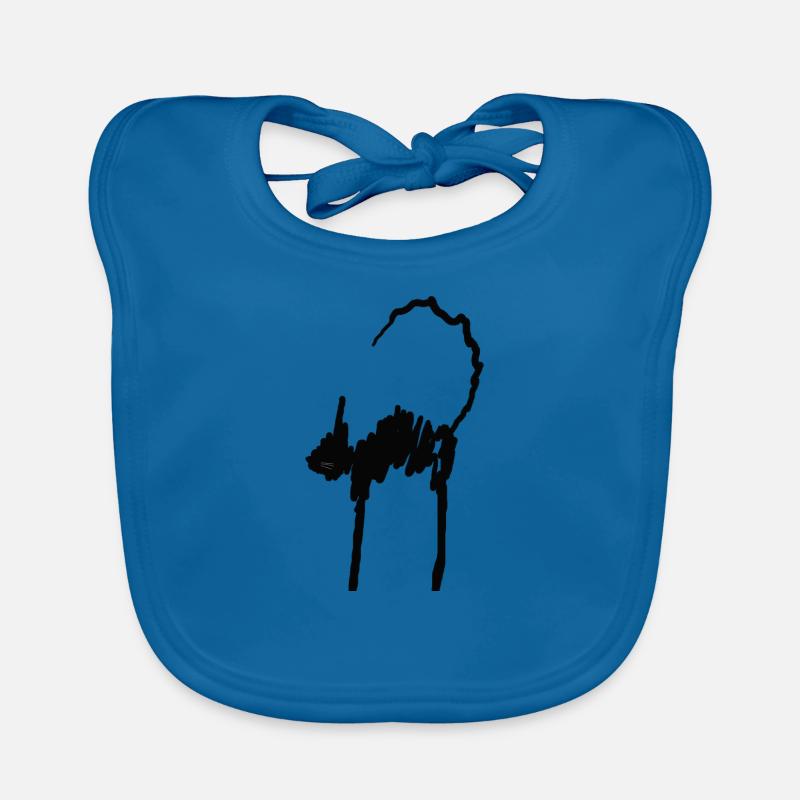 Cadeau d'animal familier de chat de griffonnage Bavoir bio Bébé