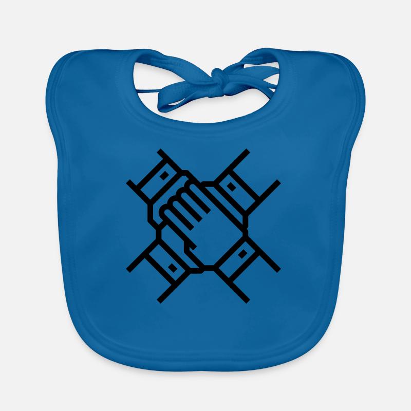 Hands team cohesion gift idea Organic Baby Bibs