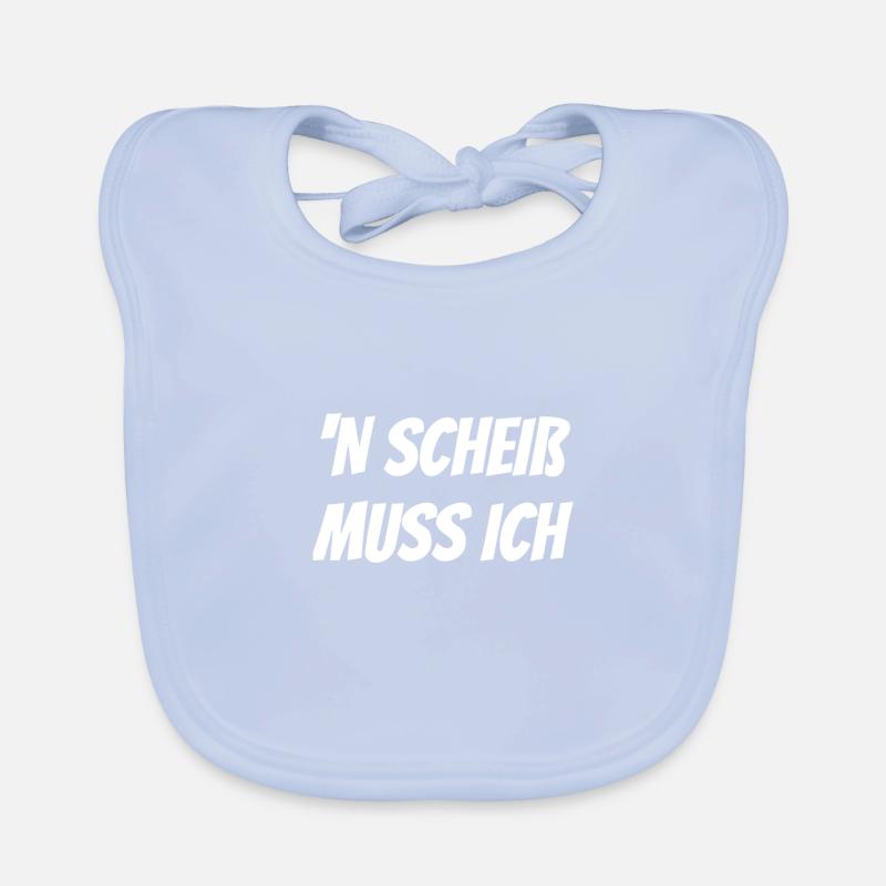 Je dois chier Bavoir bio Bébé